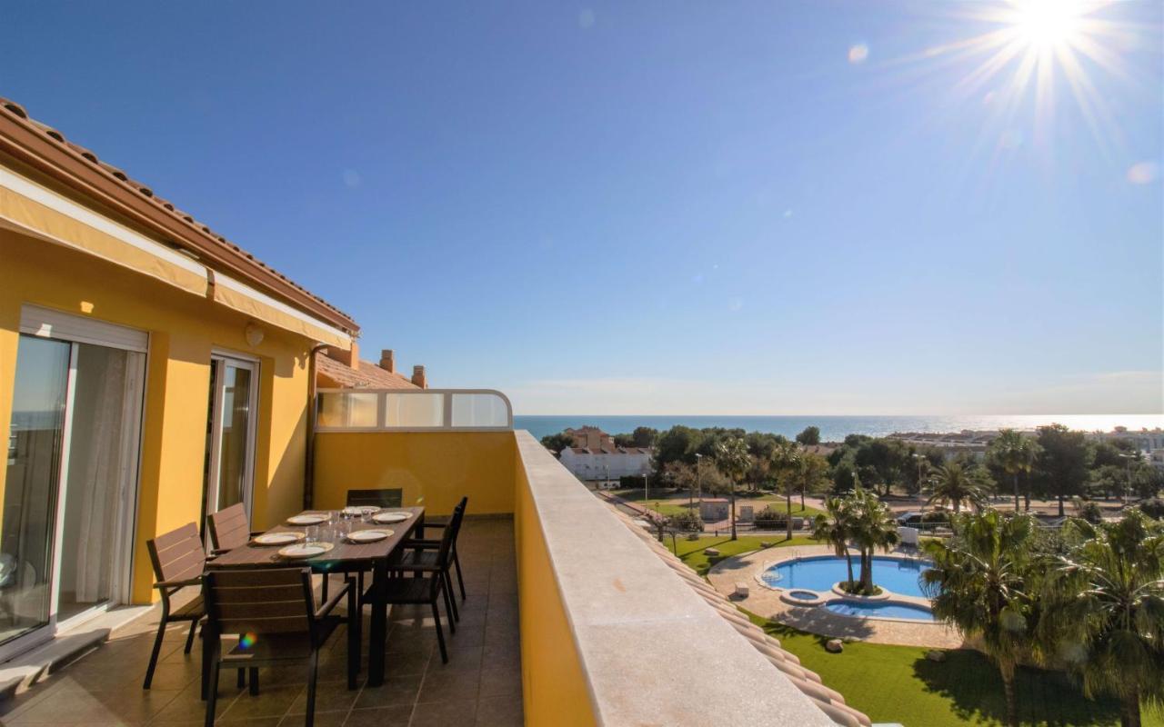 Atico Con Vistas Al Mar , Wifi Y Piscina - Sierra Irta Albert Villas Alcossebre Eksteriør bilde